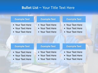 Standing Sea Sand PowerPoint Template