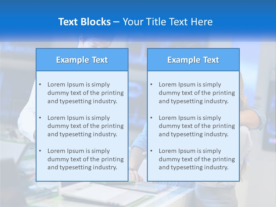 Standing Sea Sand PowerPoint Template
