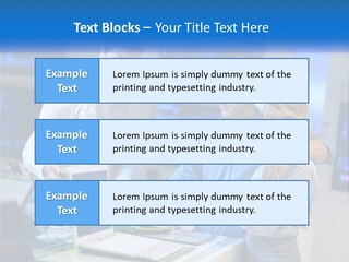 Standing Sea Sand PowerPoint Template