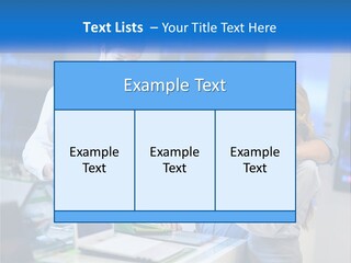 Standing Sea Sand PowerPoint Template