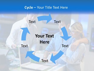 Standing Sea Sand PowerPoint Template