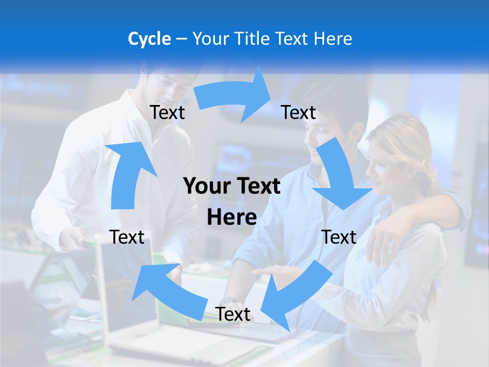 Standing Sea Sand PowerPoint Template