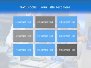 Standing Sea Sand PowerPoint Template