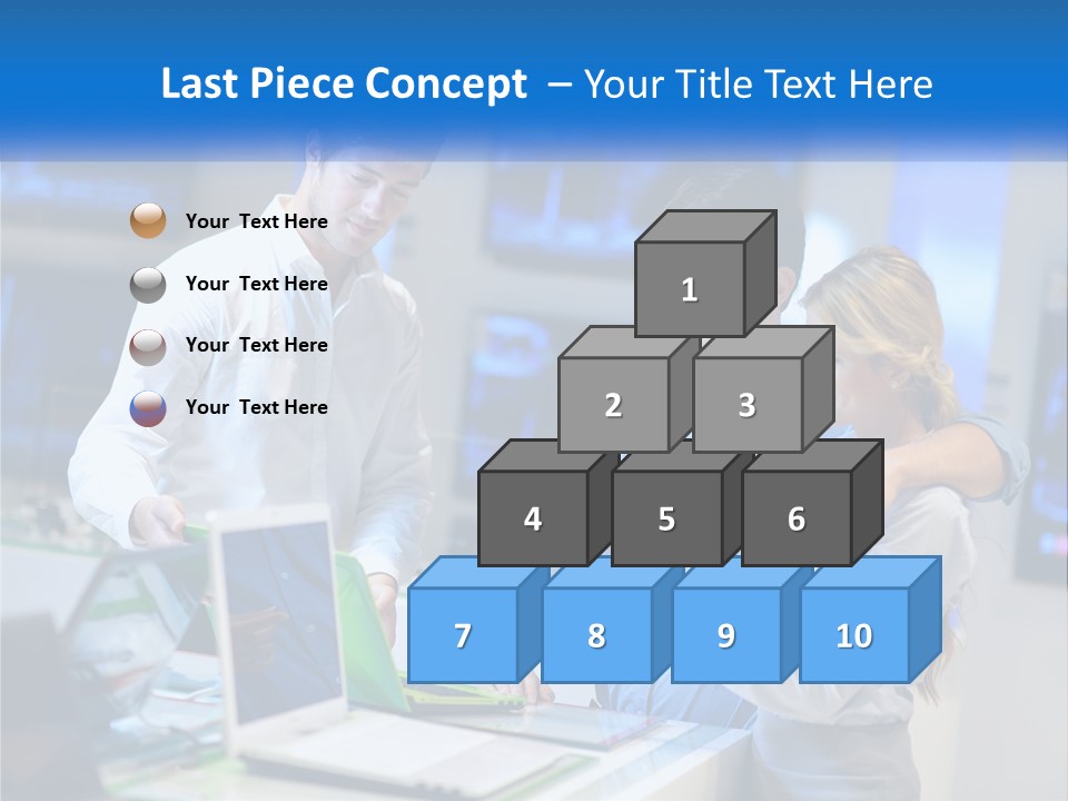 Standing Sea Sand PowerPoint Template