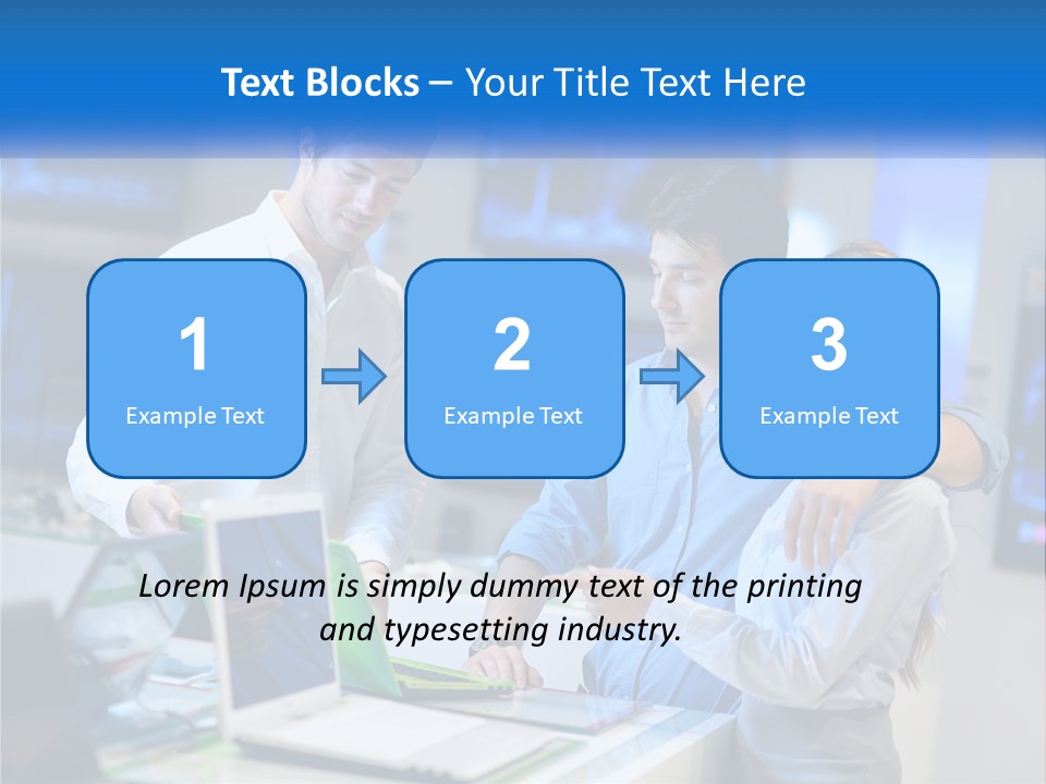 Standing Sea Sand PowerPoint Template