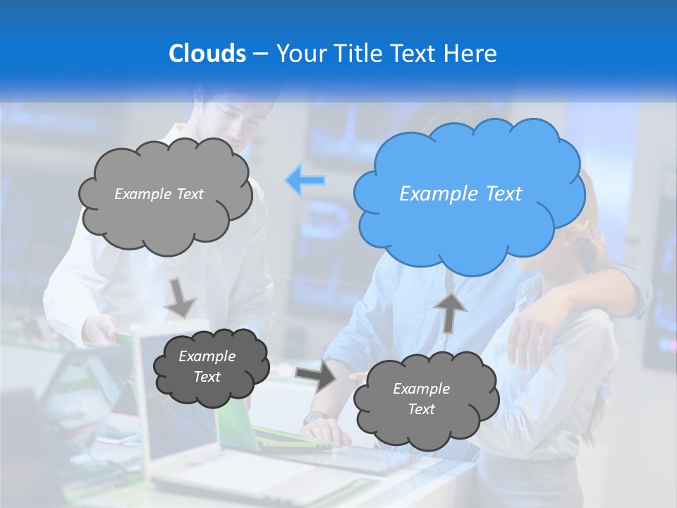 Standing Sea Sand PowerPoint Template