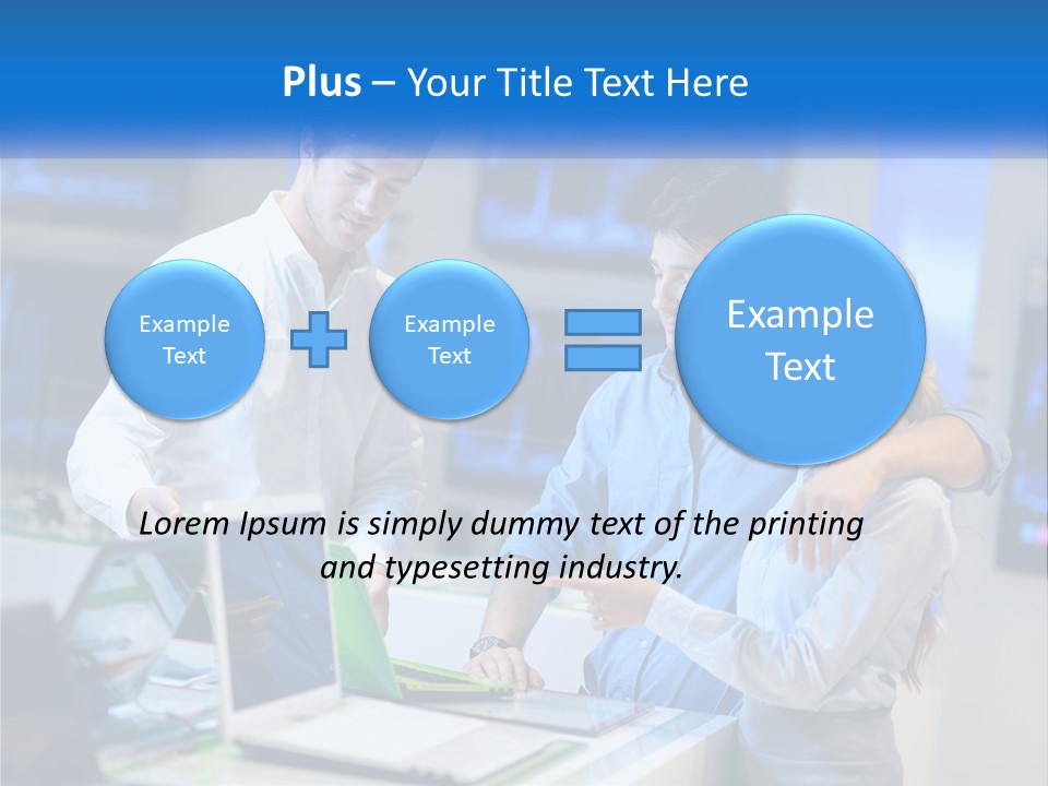 Standing Sea Sand PowerPoint Template