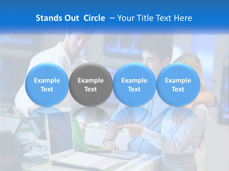 Standing Sea Sand PowerPoint Template