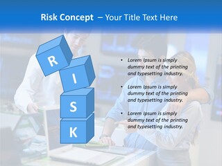 Standing Sea Sand PowerPoint Template