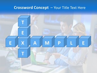 Standing Sea Sand PowerPoint Template