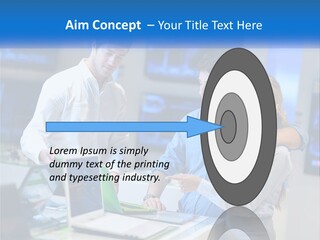 Standing Sea Sand PowerPoint Template