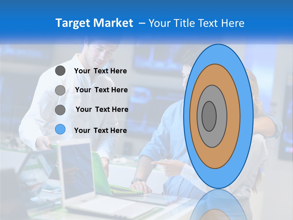 Standing Sea Sand PowerPoint Template