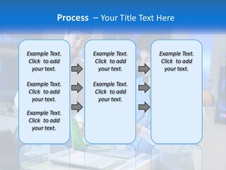 Standing Sea Sand PowerPoint Template