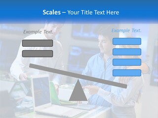Standing Sea Sand PowerPoint Template