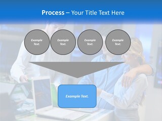 Standing Sea Sand PowerPoint Template