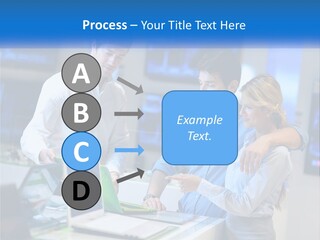 Standing Sea Sand PowerPoint Template