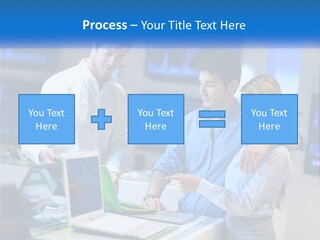 Standing Sea Sand PowerPoint Template