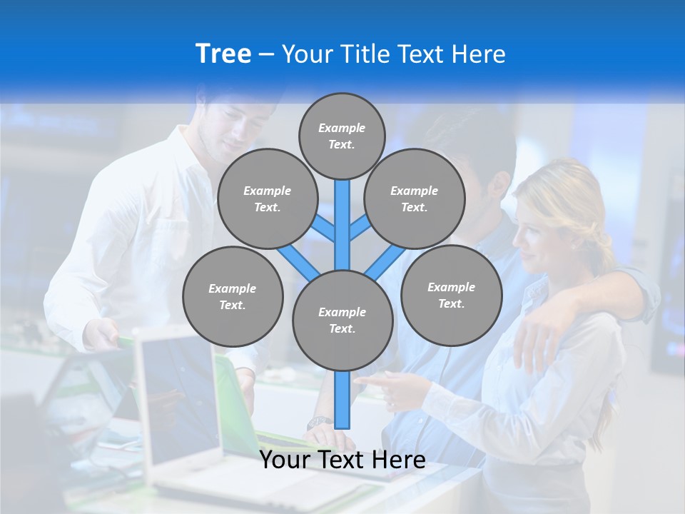 Standing Sea Sand PowerPoint Template