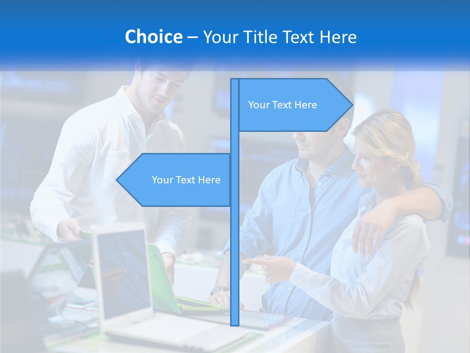 Standing Sea Sand PowerPoint Template