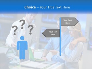 Standing Sea Sand PowerPoint Template