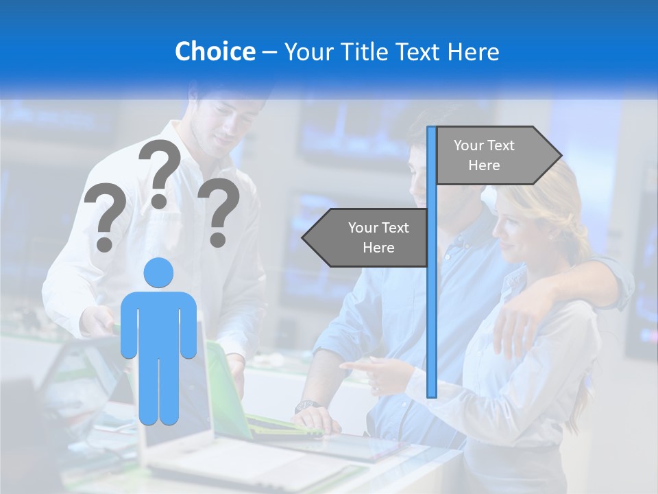 Standing Sea Sand PowerPoint Template