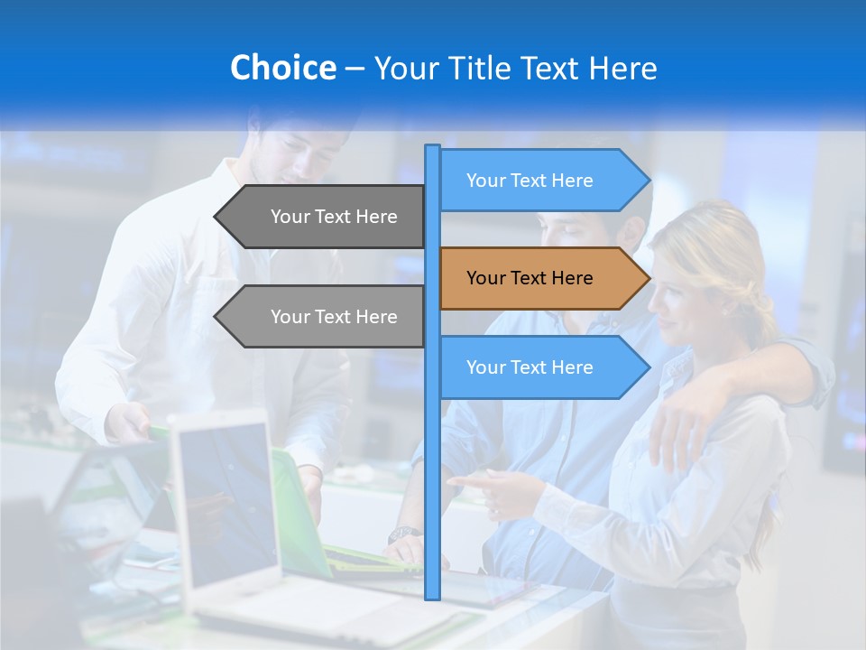 Standing Sea Sand PowerPoint Template
