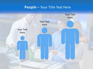 Standing Sea Sand PowerPoint Template