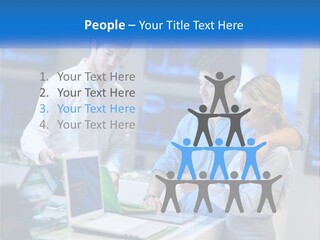 Standing Sea Sand PowerPoint Template