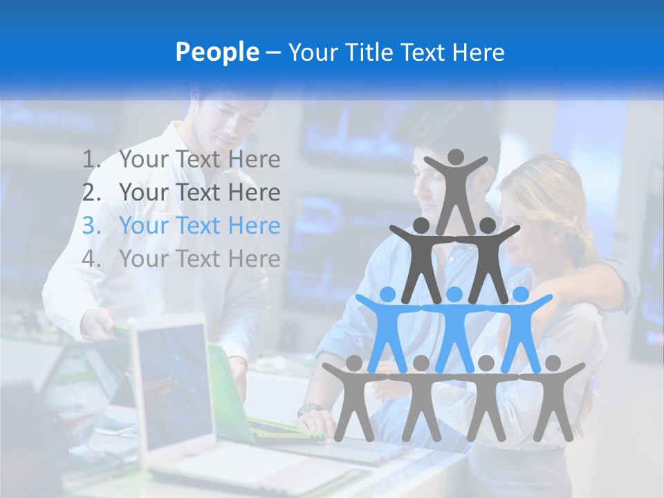 Standing Sea Sand PowerPoint Template