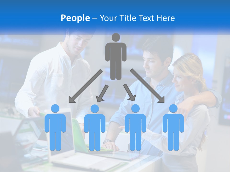 Standing Sea Sand PowerPoint Template