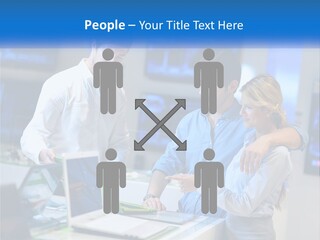 Standing Sea Sand PowerPoint Template