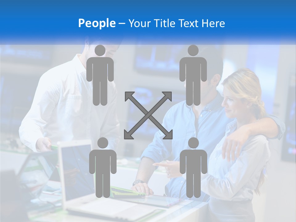 Standing Sea Sand PowerPoint Template