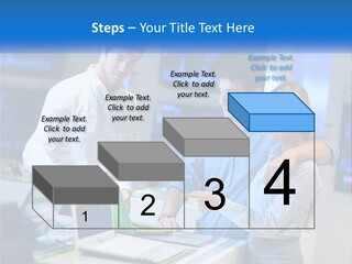 Standing Sea Sand PowerPoint Template