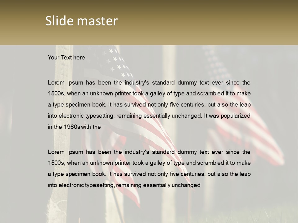 Coast Sunset Pensioner PowerPoint Template