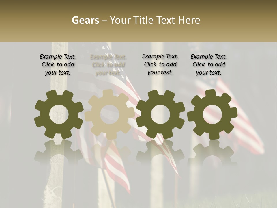 Coast Sunset Pensioner PowerPoint Template