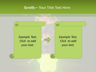 Old Elderly Sand PowerPoint Template