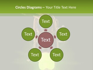 Old Elderly Sand PowerPoint Template