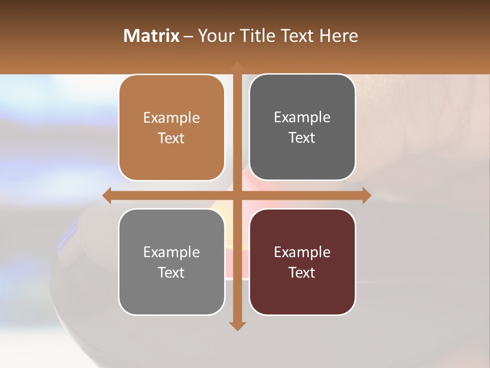 White Portrait Pensioner PowerPoint Template