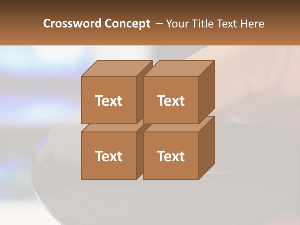 White Portrait Pensioner PowerPoint Template