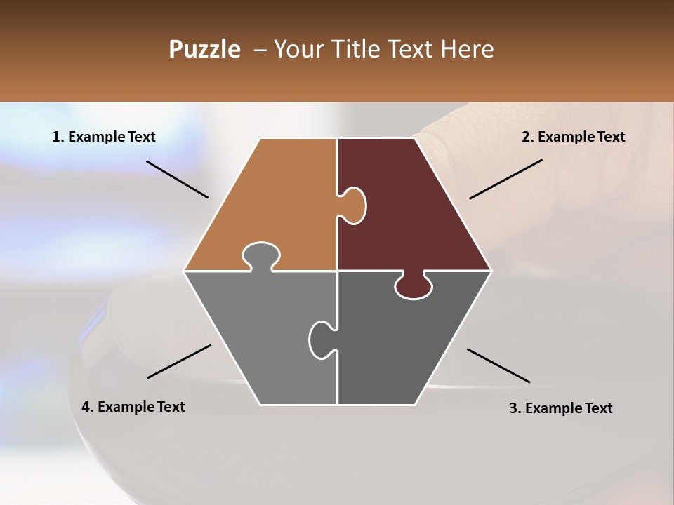 White Portrait Pensioner PowerPoint Template