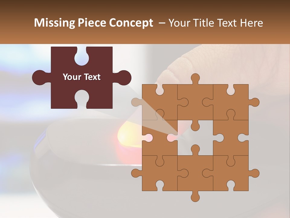 White Portrait Pensioner PowerPoint Template