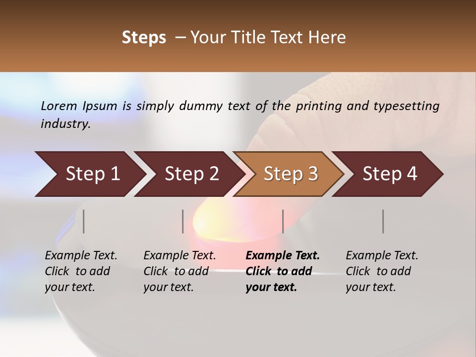 White Portrait Pensioner PowerPoint Template