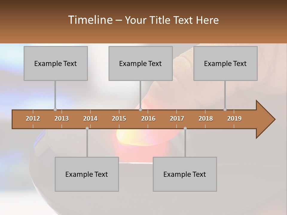 White Portrait Pensioner PowerPoint Template