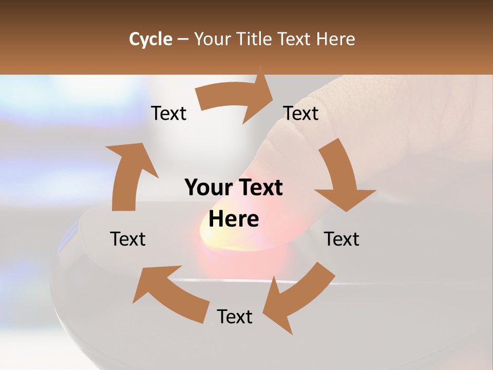 White Portrait Pensioner PowerPoint Template