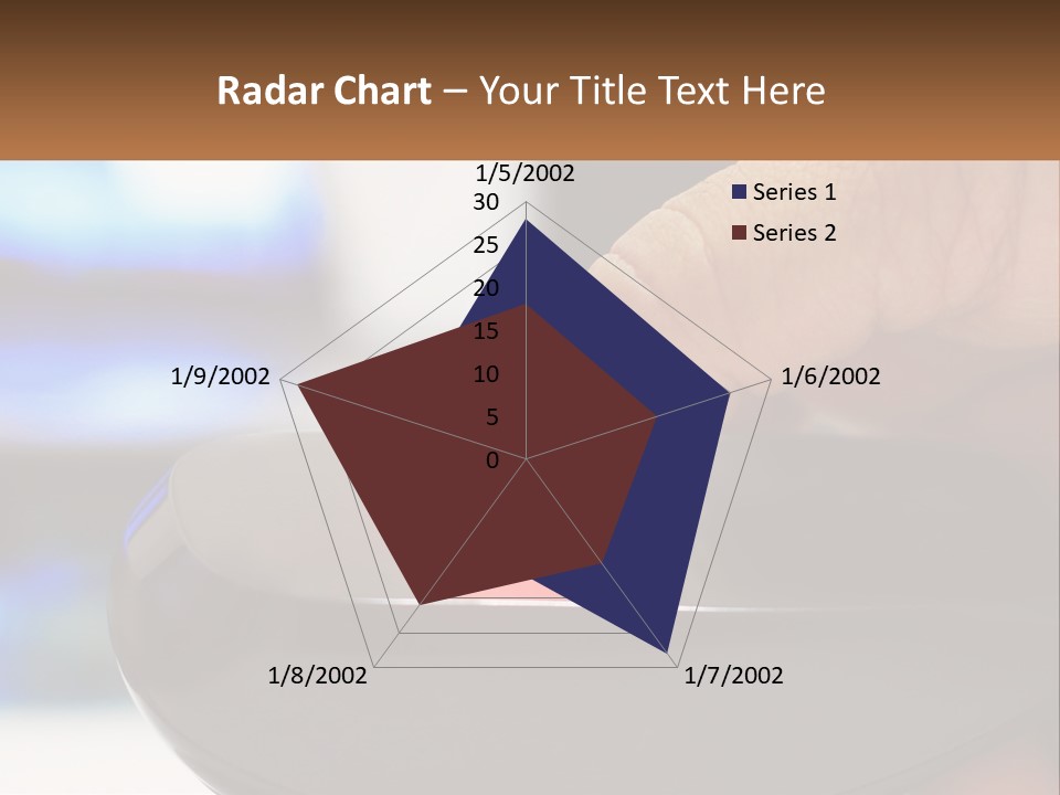 White Portrait Pensioner PowerPoint Template