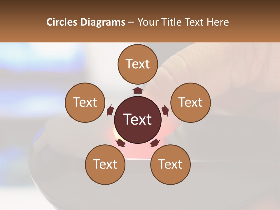 White Portrait Pensioner PowerPoint Template