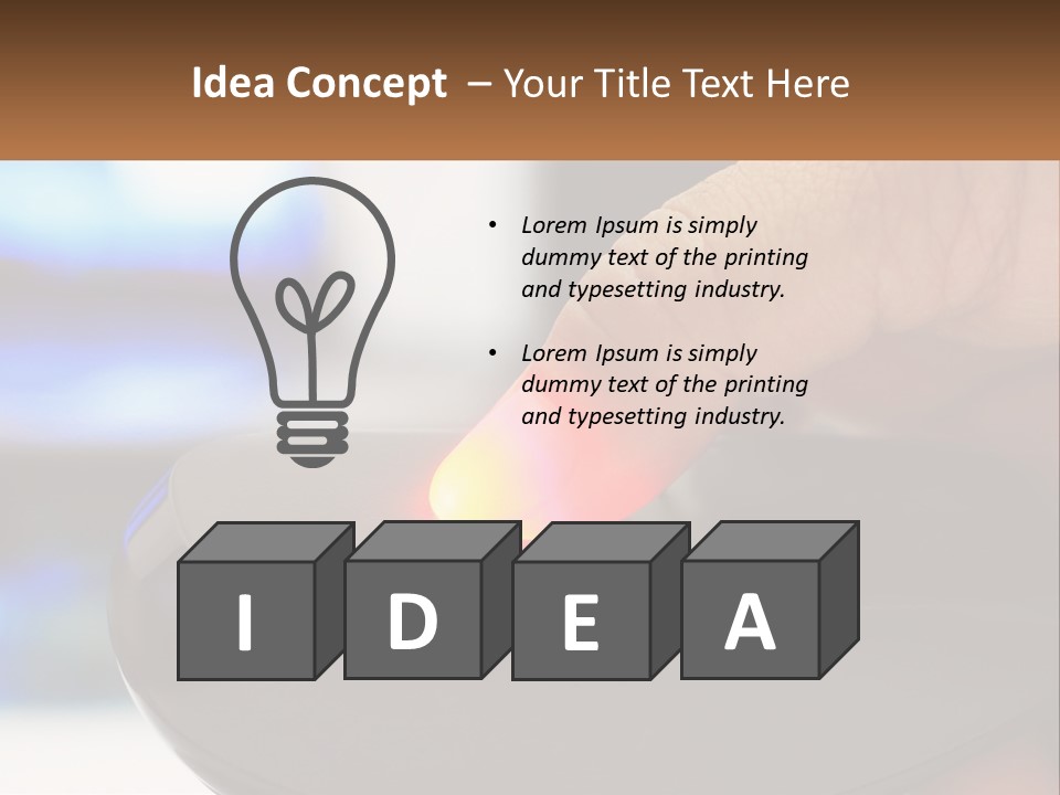 White Portrait Pensioner PowerPoint Template