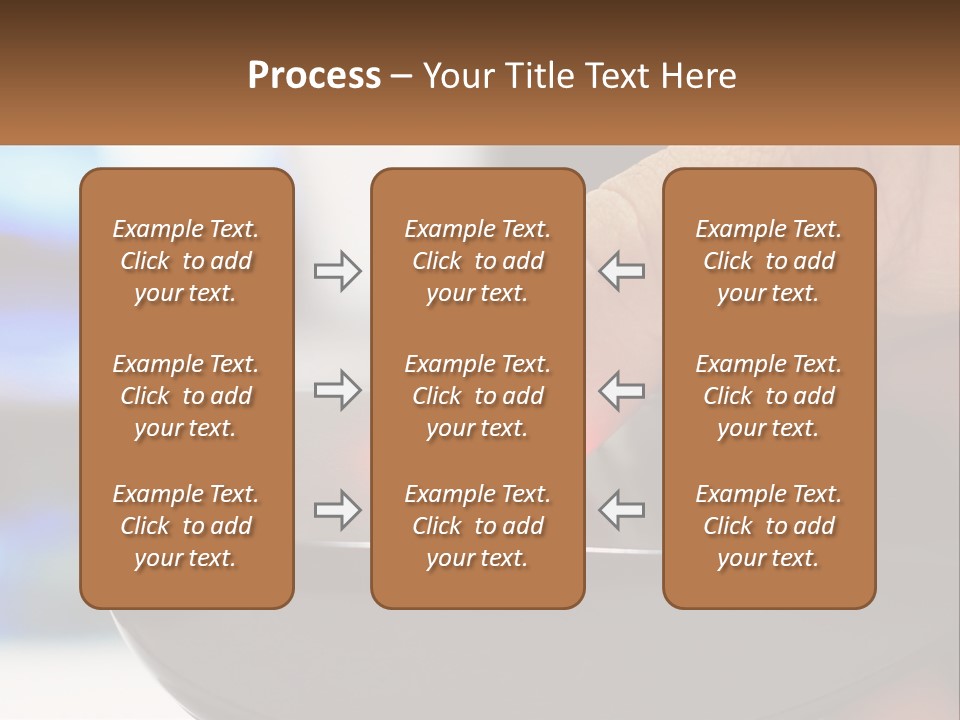 White Portrait Pensioner PowerPoint Template