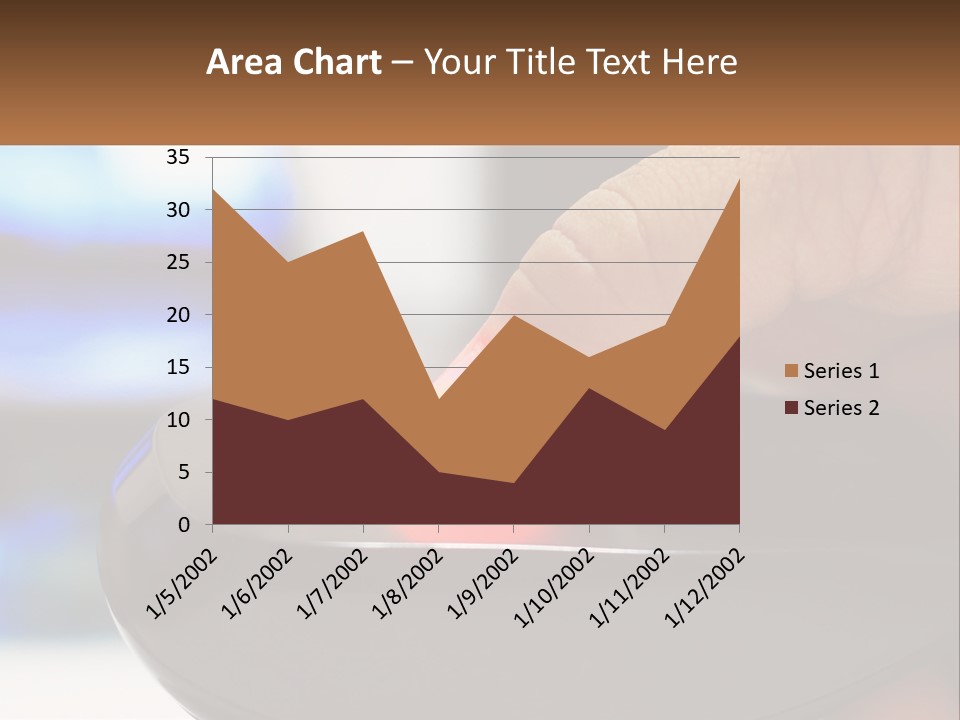White Portrait Pensioner PowerPoint Template