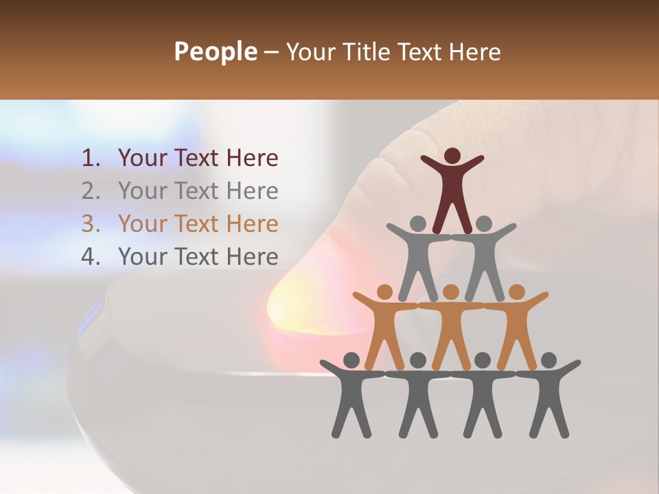 White Portrait Pensioner PowerPoint Template